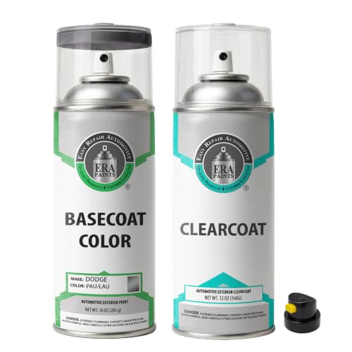 ERA Paints - PAU/LAU - Granite Crystal Metallic for DODGE Exact OEM Color Match Automotive Touch Up Paint for by ERA Paints - American Made