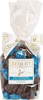 Bequet Salt Chocolate Caramels 8 oz Gift Bag by Bequet Confections - American Made