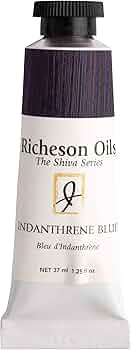 Jack Richeson Signature Oil Indanthrene Blue, 1.25 oz by Jack Richeson - American Made