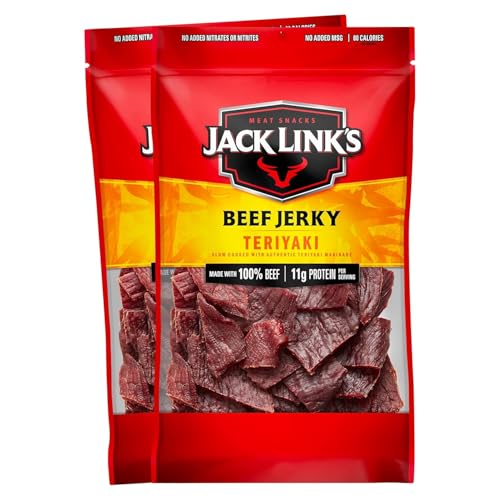 Jack Link's Beef Jerky, Teriyaki - 9 oz Bag by Jack Link's - American Made
