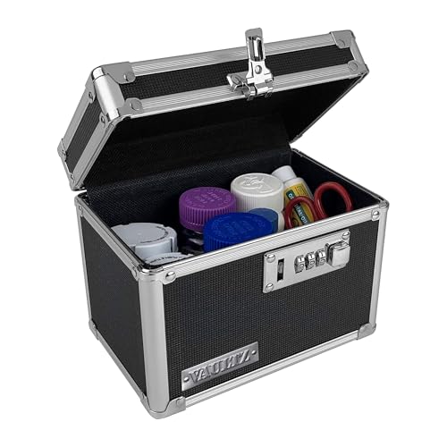 Vaultz Locking Medicine Cabinet First Aid Kit Organizer by Vaultz - American Made