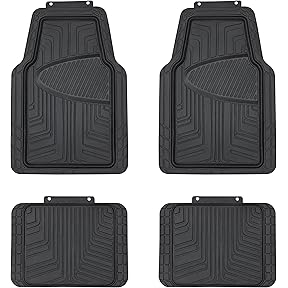 WeatherTech All-Vehicle Semi-Universal Floor Mats 4-Piece Set Black by WeatherTech - American Made