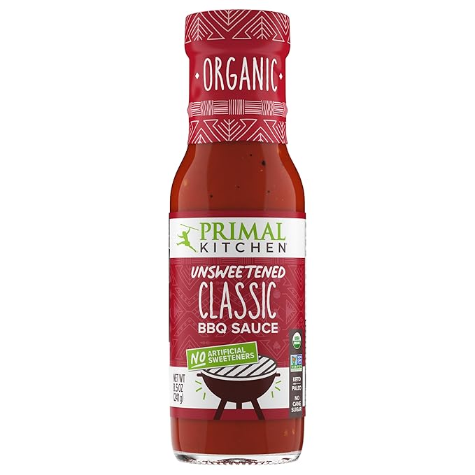 Primal Kitchen Classic BBQ Sauce Organic Unsweetened 8.5 oz by Primal Kitchen - American Made