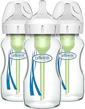 Dr. Brown's Natural Flow Options+ Anti-Colic Baby Bottle 4oz 4-Pack by Dr. Brown's - American Made