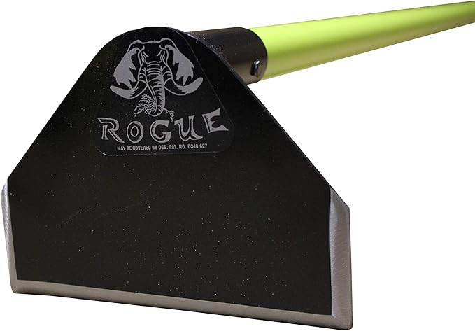 Prohoe Rogue Garden Hoe 7-Inch Wide Blade 60-Inch Fiberglass Handle F70J60 by Prohoe - American Made