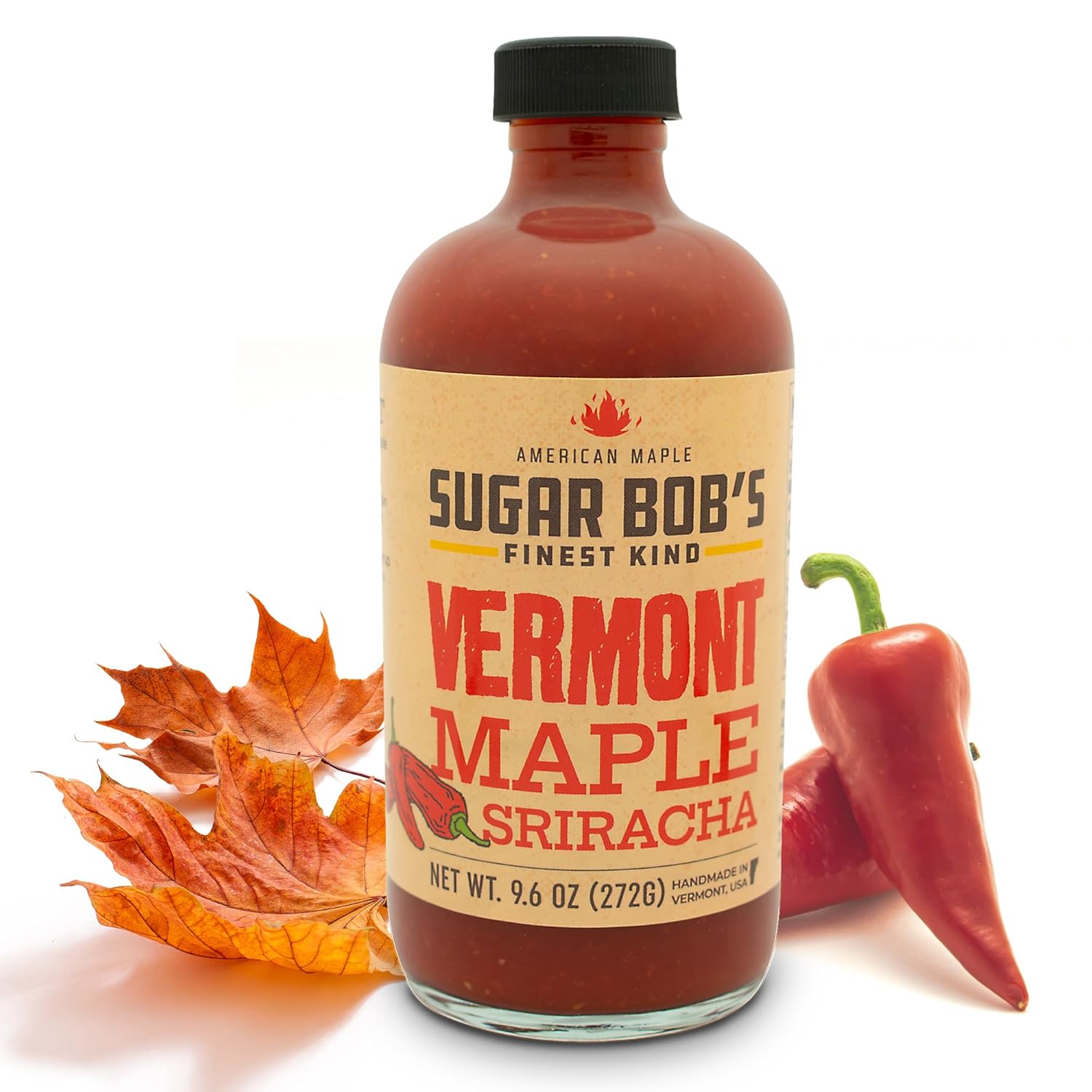 Sugar Bobs Finest Kind Vermont Maple Sriracha Hot Sauce by Sugar Bob's Finest Kind - American Made