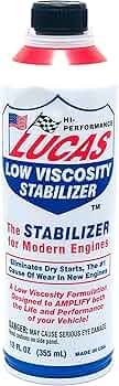 Lucas Oil Low Viscosity Oil Stabilizer, 12 oz by Lucas Oil - American Made