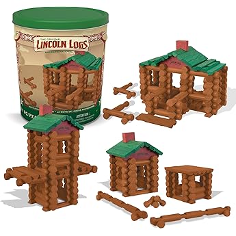 Lincoln Logs Classic Meetinghouse 117-Piece Building Set by Lincoln Logs - American Made
