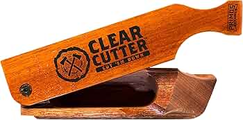 Primos Hunting Clear Cutter Wood Grain Turkey Box Call by Primos - American Made