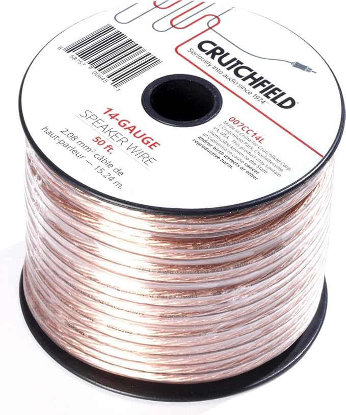 Crutchfield 14 Gauge Wire 50 Foot Roll by Crutchfield - American Made