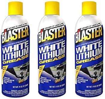PB Blaster White Lithium Grease Spray, 11 oz, 3-Pack by PB Blaster - American Made
