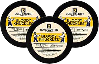 Duke Cannon Bloody Knuckles Hand Repair Balm, 5 oz, 3-Pack by Duke Cannon - American Made