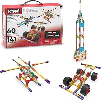 K'NEX 40 Model Building Set, 141 Pieces by K'NEX - American Made