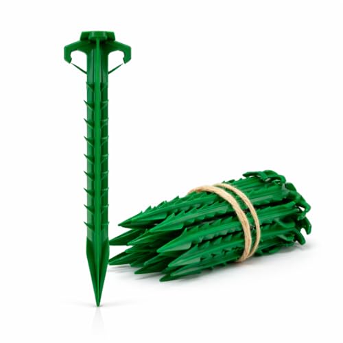 Smart Spring 8 in Tent Stake, Landscape Stake, sod Staple for Camping, Straw Blanket, Weed Barrier, Landscape by smart spring - American Made