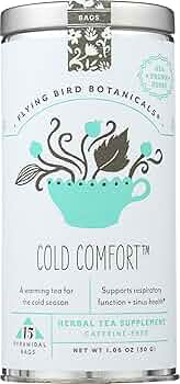 Flying Bird Botanicals Cold Comfort Tea 15 Count by Flying Bird Botanicals - American Made