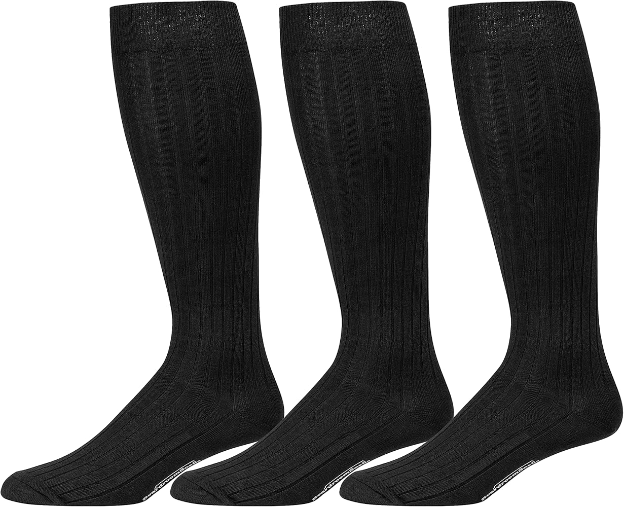 Boardroom Socks Men's Dress Socks, Black by Boardroom Socks - American Made