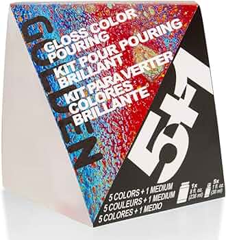 GOLDEN Fluid Acrylics Gloss Color Pouring Kit by Golden Artist Colors - American Made