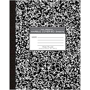 Roaring Spring Signature Composition Notebook Wirebound Spiral Wide Ruled 70 Sheets by Roaring Spring Paper Products - American Made