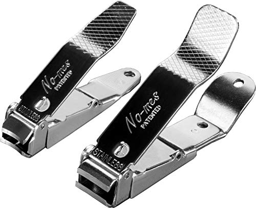 No-Mes Fingernail and Toenail Clipper Gift Set, Catches Clippings, Built-in Nail File by No-mes - American Made