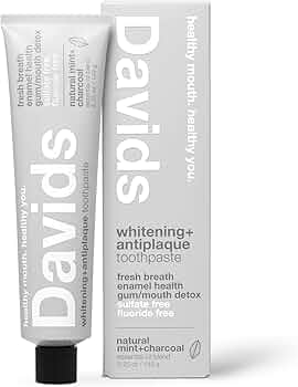 Davids Charcoal and Mint Toothpaste 5.25 oz by Davids - American Made
