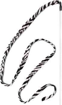 Cat Dancer Jungle Cat Charmer Wand Ribbon Interactive Toy by Cat Dancer Products - American Made