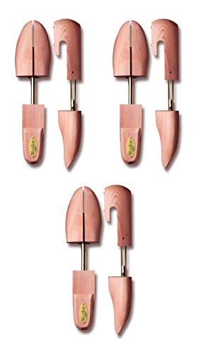 Woodlore MEN’S CEDAR SHOE TREE'S 3-PACK (for 3 pairs of shoes)-10, 3-PACK) by Woodlore - American Made