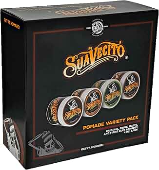Suavecito Pomade Variety 4-Pack (OG, Firme, Matte, Clay) by Suavecito - American Made