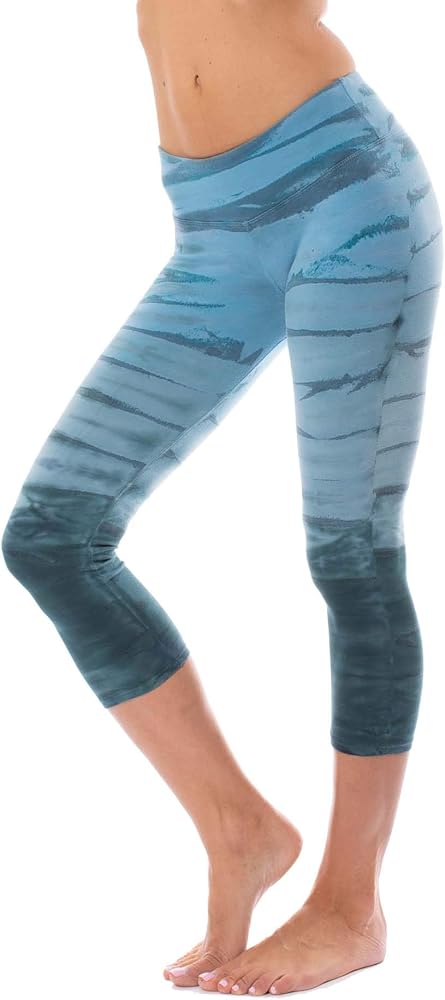 Hard Tail Forever Flat Waist Capri Leggings by Hard Tail Forever - American Made