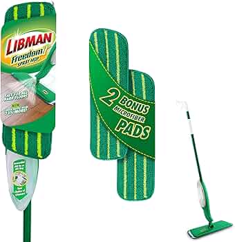 Libman Freedom Spray Mop Kit with Microfiber Refill Heads by Libman - American Made