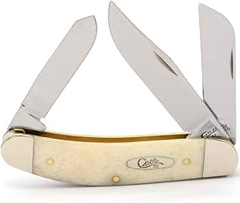 Case XX WR Pocket Knife Sowbelly, Natural Bone by W.R. Case & Sons - American Made
