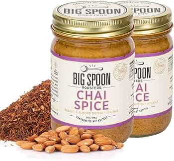 Big Spoon Roasters Chai Almond Peanut Butter 2-Pack by Big Spoon Roasters - American Made