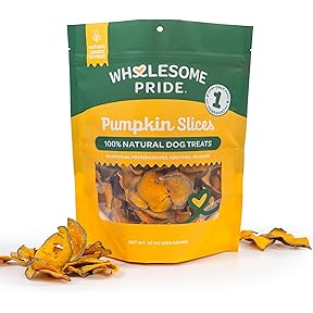Wholesome Pride Pumpkin Strips Dog Treats 8 oz by Wholesome Pride - American Made