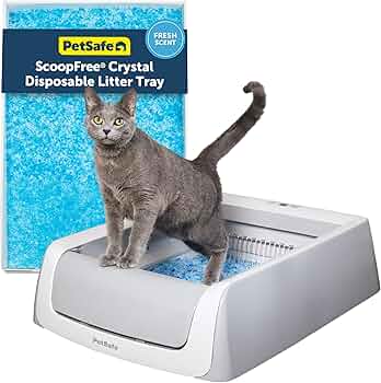 PetSafe ScoopFree Crystal Pro Self-Cleaning Litter Box by PetSafe - American Made