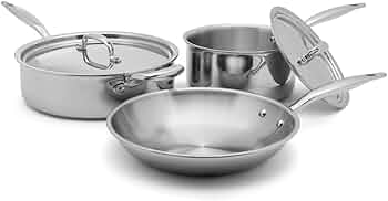 Heritage Steel 5-Piece Essentials Cookware Set