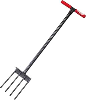 Bully Tools All-Steel T-Handle Spading Fork by Bully Tools - American Made