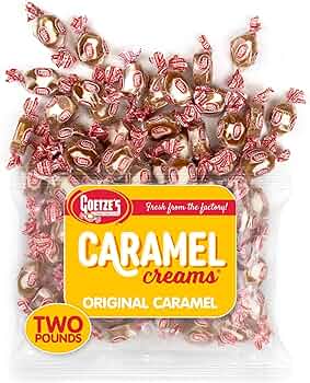 Goetzes Vanilla Caramel Creams 2 Pound Bag by Goetze's Candy - American Made