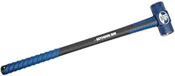 Seymour 41834 16 lb Sledge Hammer Fiberglass Handle Spiral Grip Overstrike by Seymour Midwest - American Made