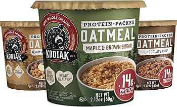 Kodiak Cakes Instant Oatmeal Cup Variety Pack by Kodiak Cakes - American Made