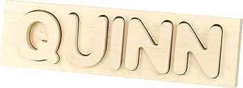 Maple Landmark Name Puzzle Natural Maple 5 Letters by Maple Landmark - American Made