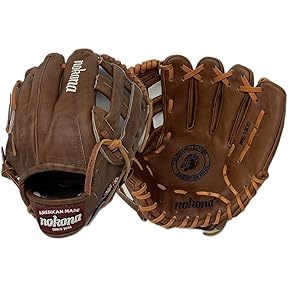 Nokona Classic Walnut H-Web Fastpitch Glove 11.5-Inch by Nokona - American Made