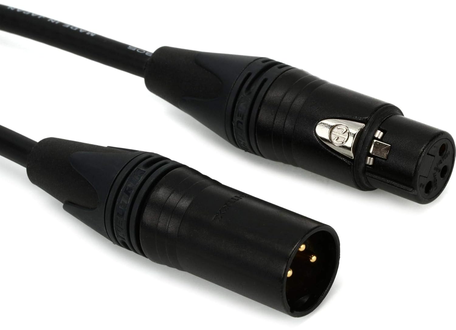 Pro Co Sound Quad XLR Cable 10 Foot Black by Pro Co Sound - American Made
