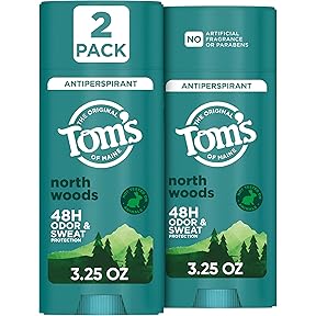 Tom's of Maine Antiperspirant Deodorant for Men North Woods 2.8 oz 3-Pack by Tom's of Maine - American Made