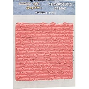 Stampendous Grunge Script Cling Stamps with Stencil by Stampendous - American Made