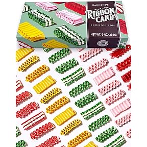 Hammond's Candies Hand Spun Ribbon Candy 5 Flavor Variety by Hammond's Candies - American Made