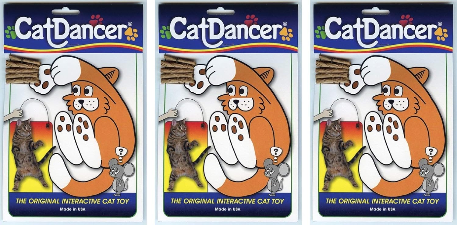 Cat Dancer 101 Interactive Cat Toy, 3 Pack by Cat Dancer Products - American Made