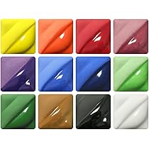 AMACO Velvet Underglazes 12-Count Set, Assorted Colors by AMACO - American Made