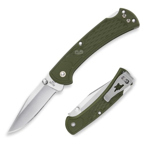 Buck Knives 112 Slim Select EDC Pocket Knife, O.D. Green by Buck Knives - American Made