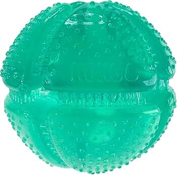 KONG Squeezz Dental Ball Dog Toy by KONG - American Made