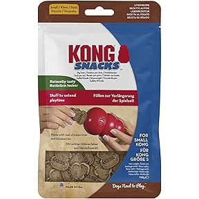 KONG Snacks Liver Recipe Dog Treats Small by KONG - American Made