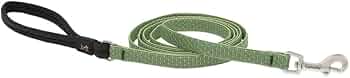 LupinePet ECO 1/2" Moss 4-Foot Padded Handle Leash for Small Dogs by Lupine Pet - American Made